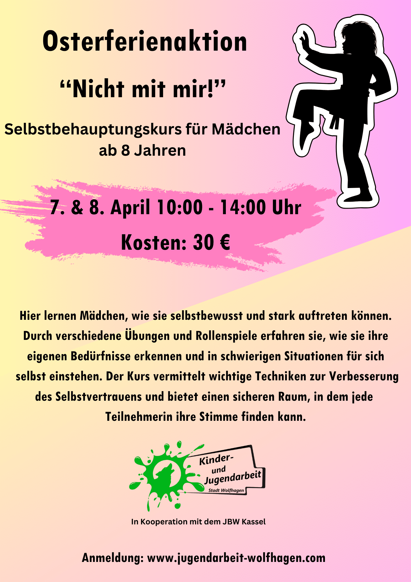 “Nicht mit mir!”