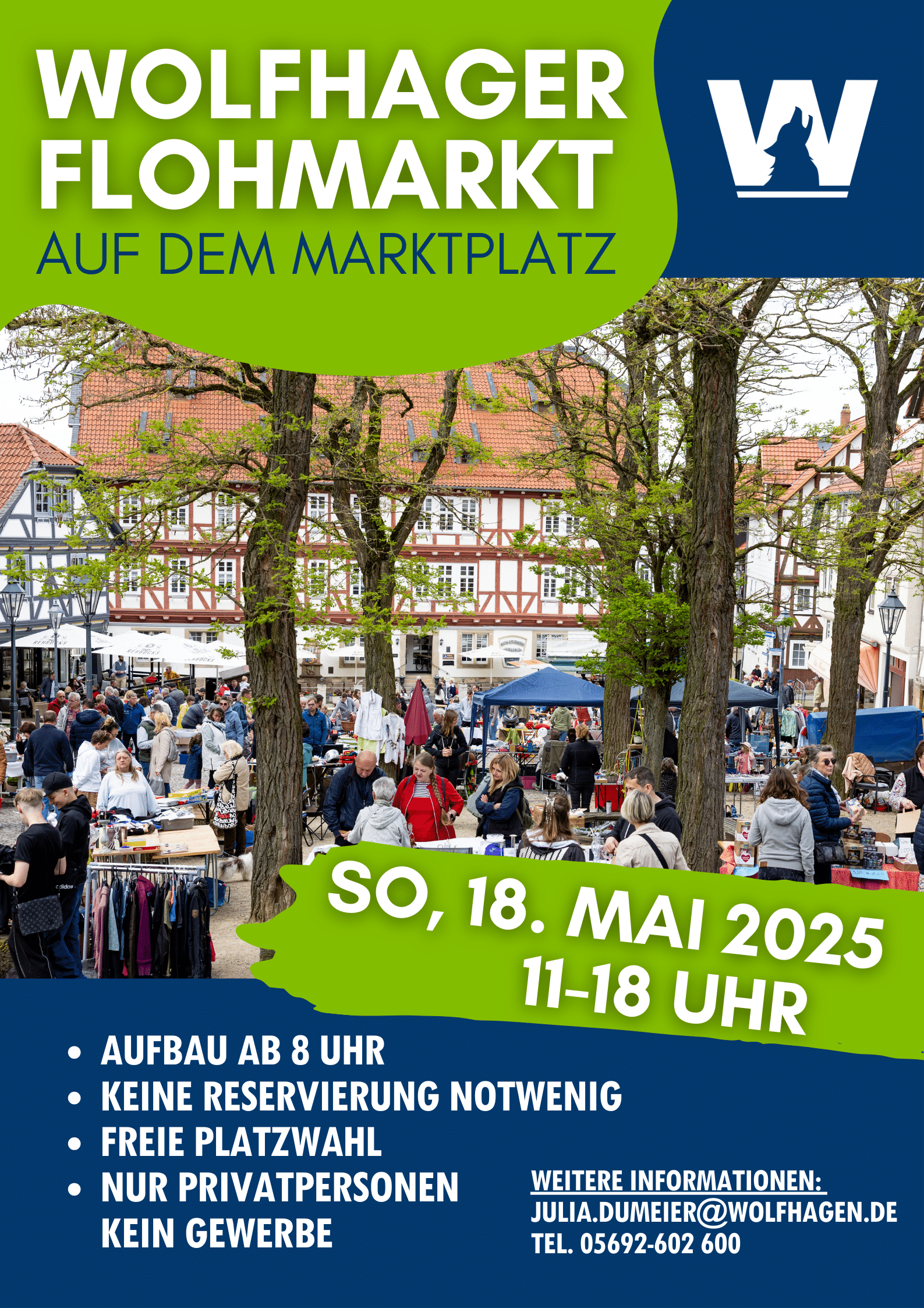 Plakat Flohmarkt