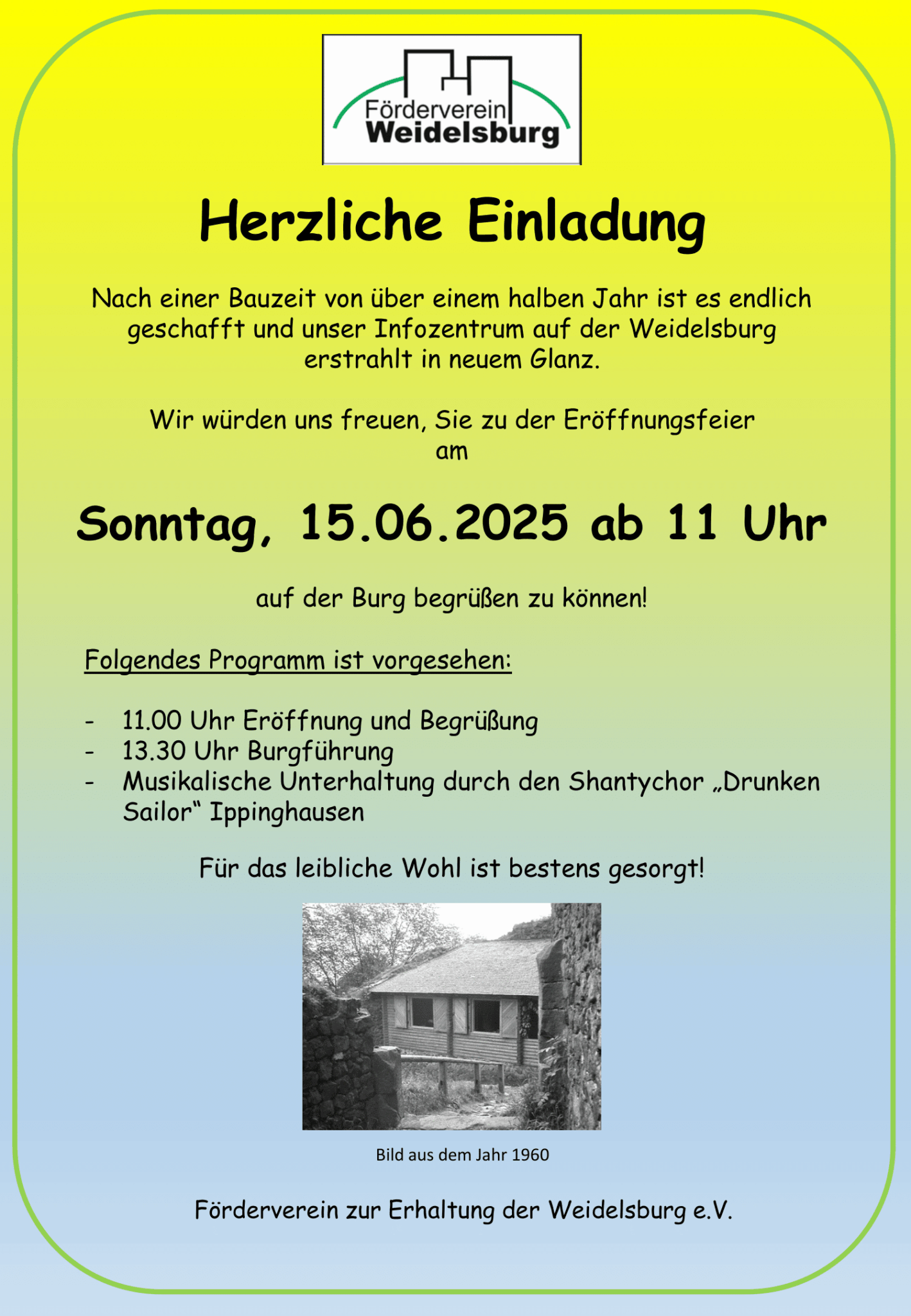 Plakat Neueröffnung